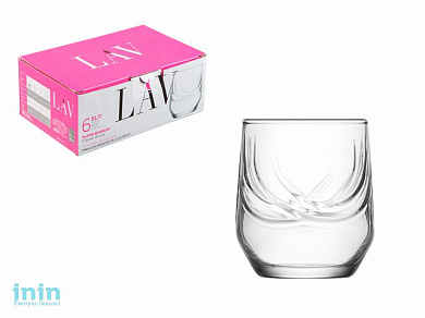 Набор стопок, 6 шт., 90 мл, серия Elit, LAV