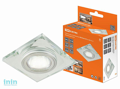 Светильник встраиваемый СВ 03-02 MR16 50Вт G5.3 зеркальный/хром TDM