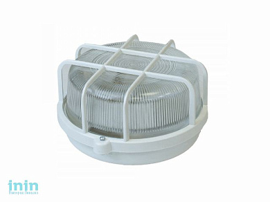 Светильник НБП круг/белый/решетка, 60Вт, IP53 (01-60-003) Юпитер (1хЕ27) (ЮПИТЕР)