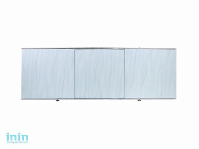 Экран под ванну 1,5 м, волна голубая, PERFECTO LINEA