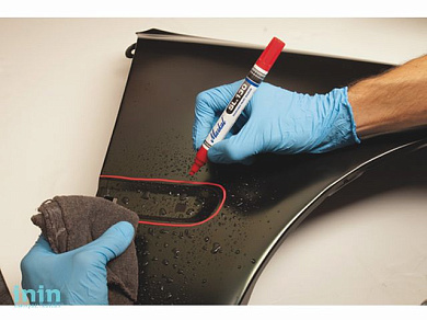 Маркер промышл. для временной маркировки на основе жидк. краски MARKAL SL130 КРАСНЫЙ (Толщина линии 3 мм. Цвет красный)