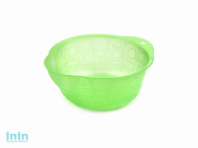 Миска-дуршлаг, киви, BEROSSI (Изделие из пластмассы. Литраж 2 литра.   Размер 230 х 206 х 101 мм)