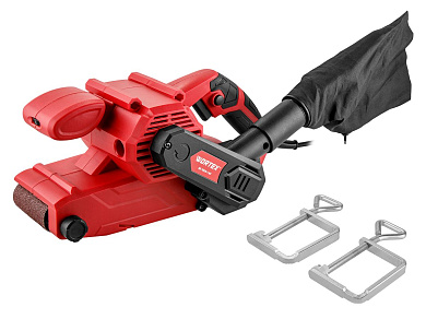 Ленточная шлифмашина Wortex SB 7609-1 AE в кор. 900 Вт, лента 76х533 мм, крепление к столу (120-380 м/мин)