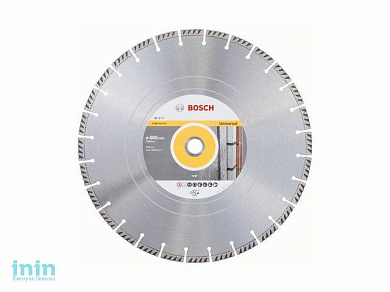 Алмазный круг 400х25.4 мм универс. сегмент. Turbo STANDARD FOR UNIVERSAL BOSCH (сухая/мокрая резка)