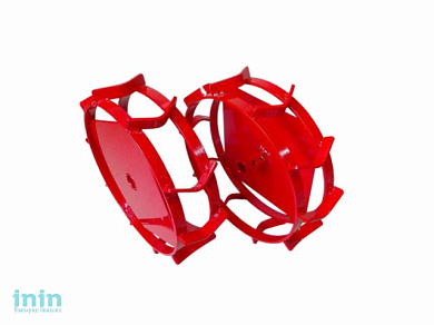 Грунтозацепы (комплект) ф 340/300 мм, шир. 90 мм, 6-гр. втулка 23 мм, 2 обруча ВРМЗ (ASILAK SL-82B, SL-83B, SL-84, FERMER FM-643, FM-653M(K), FM-811MX