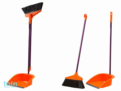 Метла + совок (Ленивка)  Быстро-чисто, PERFECTO LINEA (ленивка)