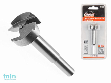 Сверло Форстнера по дереву 32мм GEPARD (GP0470-32) (петельное, фреза для петельных отверстий)