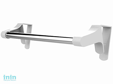 Держатель для полотенец навесной Prestige, снежно-белый, BEROSSI (Изделие из пластмассы. Размер     317 x 90 x 125 мм)