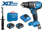 Аккум. дрель-шуруповерт BULL SR 1805 в чем. XLTpro, 2х4 А*ч, БЕСЩЕТ., 18 В, 120 Н*м, БЗП(мет.) 13 мм (Доп. функции: Ударное сверление, "AntiKickback", режим "TURBO")