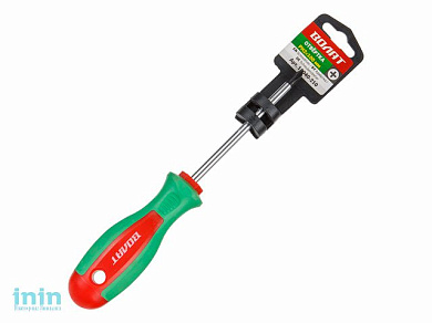 Отвертка "+" №2 100мм PH ВОЛАТ (крестовая Phillips, двухкомп. рукоятка)