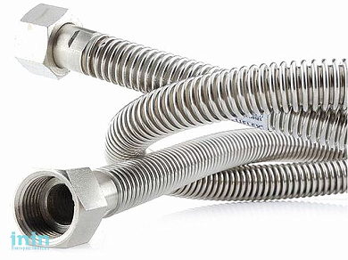 Шланг гибкий гофр. с присоед. элементами 1/2" г/ш 2,5 м ГАЗ ДЖЕМ-ФЛЕКС (Шланг газовый. Срок службы 15 лет.)