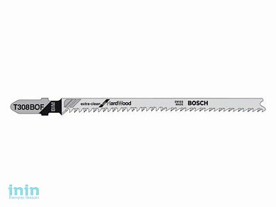 Пилка лобз. по дереву/ламинату T308BOF (1 шт.) BOSCH (пропил криволинейный, тонкий, без сколов в древесине)