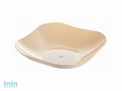 Фруктовница Cake (Кейк), медовый, BEROSSI (Изделие из пластмассы. Размер 246 х 246 х 57 мм)