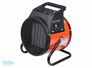 Нагреватель воздуха электр. Ecoterm EHR-03/1D (пушка, 3 кВт, 220 В, термостат,  керамика PTC)