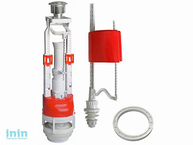 Арматура белая кнопка, ниж.подводка, ИнкоЭр (И - СБ1-НпрНРФ-Б-М Р)