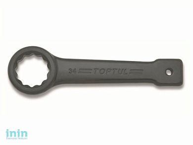 Ключ ударно-силовой накидной упорный 22мм TOPTUL (AAAR2222)