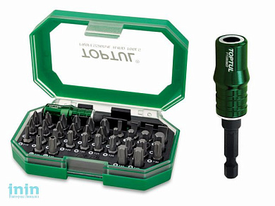 Набор бит 1/4"  35шт. с магнитным держателем TOPTUL (GACW3502)
