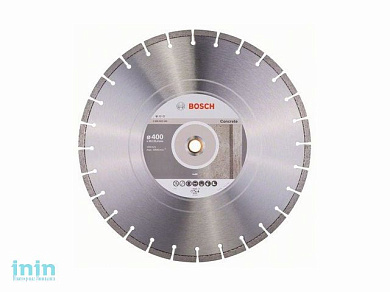 Алмазный круг 400х25.4 мм по бетону сегмент. STANDARD FOR CONCRETE BOSCH (сухая/мокрая резка)