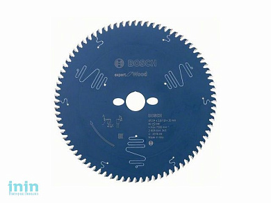 Диск пильный 254х30 мм 80 зуб. по дереву EXPERT FOR WOOD BOSCH (твердоспл. зуб)