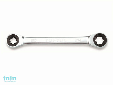 Ключ накидной  "звездочка"  E6хЕ8 с трещотками TOPTUL (AOAC0608)