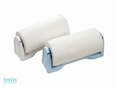 Держатель для бумажных полотенец, светло-голубой, BEROSSI (Изделие из пластмассы. Размер 260 х 95 х 90 мм)