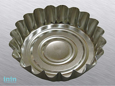 Форма для выпечки (диам.дна130мм, диам.верха 160мм), ЖЕСТЕУПАКОВКА