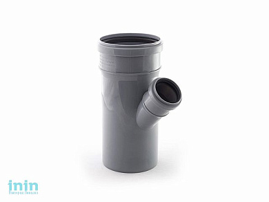 Тройник для внутренней канализации 110/50х45 РосТурПласт (Тройник 110х50х45)