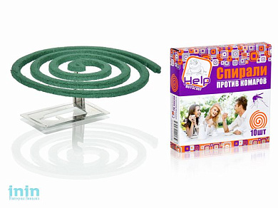 Спирали от комаров, 10 шт., HELP