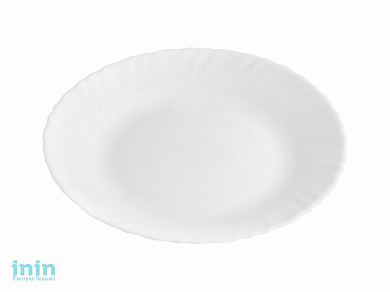 Тарелка десертная стеклокерамическая, 190 мм, круглая, серия Classique (Классик), DIVA LA OPALA (Collection Classique)