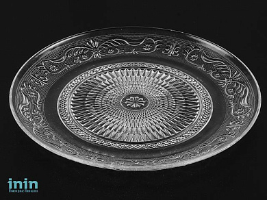 Блюдо стеклянное, круглое, 300 мм, KAREN (Карен), PERFECTO LINEA