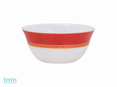 Салатник стеклокерамический, 100 мм, круглый, серия AMEERAH RED (Амира рэд), DIVA LA OPALA (Sovrana Collection)