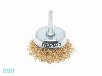 Щетка д/дрели "чашка" гофр. 50мм ВОЛАТ (для дрели торцевая крацовка)