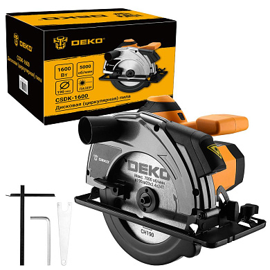 Пила циркулярная DEKO CSDK-1600