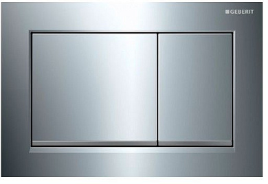 Смывная клавиша "Sigma30", пластик, хром глянец/хром матовый/хром глянец