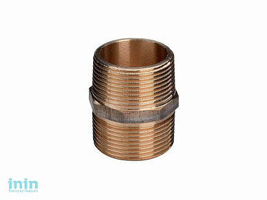 Ниппель нар.-нар. 3/4", бронза, Viega