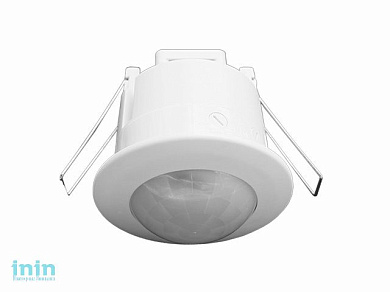 Датчик движения PMS-IR 201 1200Вт 360°  6м IP20 WH Jazzway (Служит для автоматического включения и выключения нагрузки в заданном интервале времени)