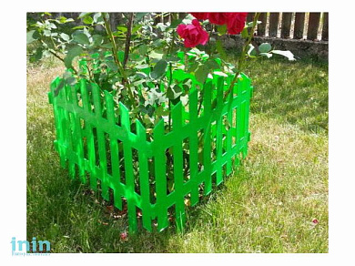 Забор декоративный RENESSANS №2, 3,1х0,35 м, зеленый, GARDENPLAST