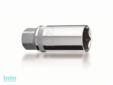 Головка свечная 1/2" 16мм магнитная (тонкая) TOPTUL (BAAV1616)