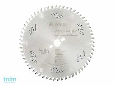 Диск пильный 303х30 мм 60 зуб. по композитн. матер. BEST FOR LAMINATED PANEL BOSCH (твердоспл. зуб)