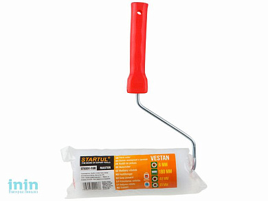 Валик "VESTAN" 48-180мм с ручкой 6мм STARTUL MASTER (вестан, полиэстер, для ЛКМ на водной основе, акриловых эмалей и грунтовок, лазурей, морилок)