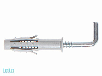 Дюбель с Г-образным крючком 12х60 мм (10 шт в пласт. конт.) STARFIX