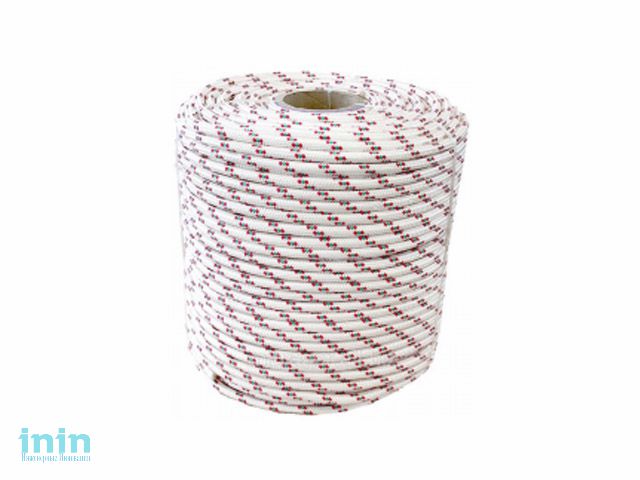 Веревка полиамидная 6мм (бухта 100м) (24 пряди)